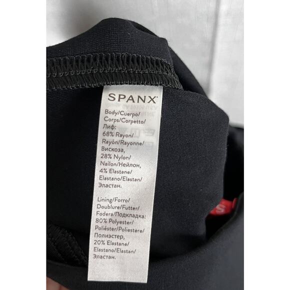 Spanx Womens Size 3X Petite Pants Leggings Style 20262Q Black Pull On High Waist - Picture 8 of 9